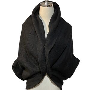 VINTAGE 2008 runway JUNYA WATANABE COMME DES GARCONS BLACK COCOON jacket sweater